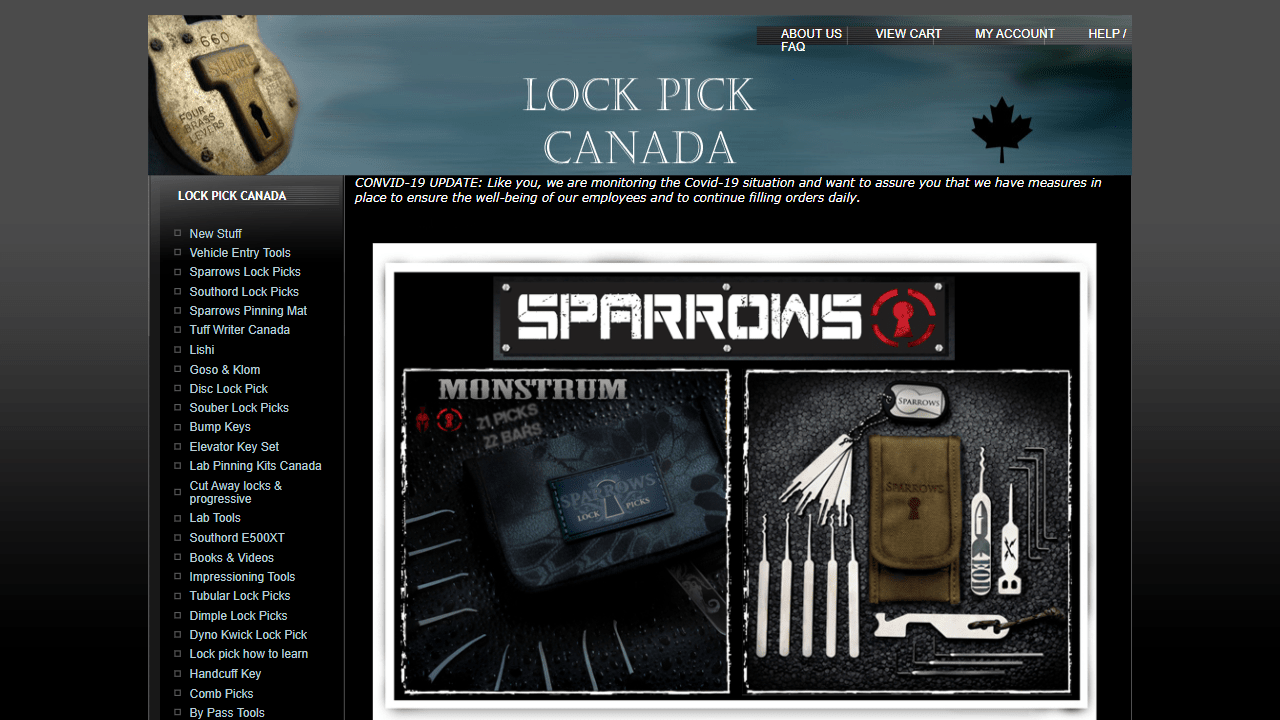 Lock Pick Canada Logo